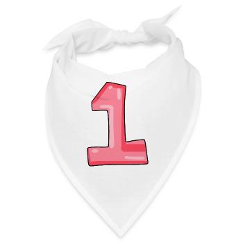 1 - Bandana - Weiß - Vorne