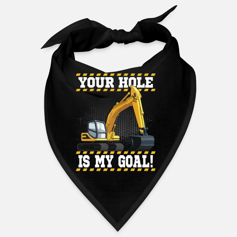 Excavator Machine Operator Work Occupation Construction Work Bandana