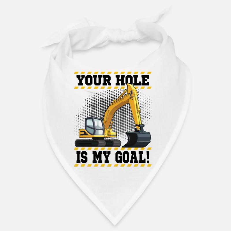 Excavator Machine Operator Work Occupation Construction Work Bandana