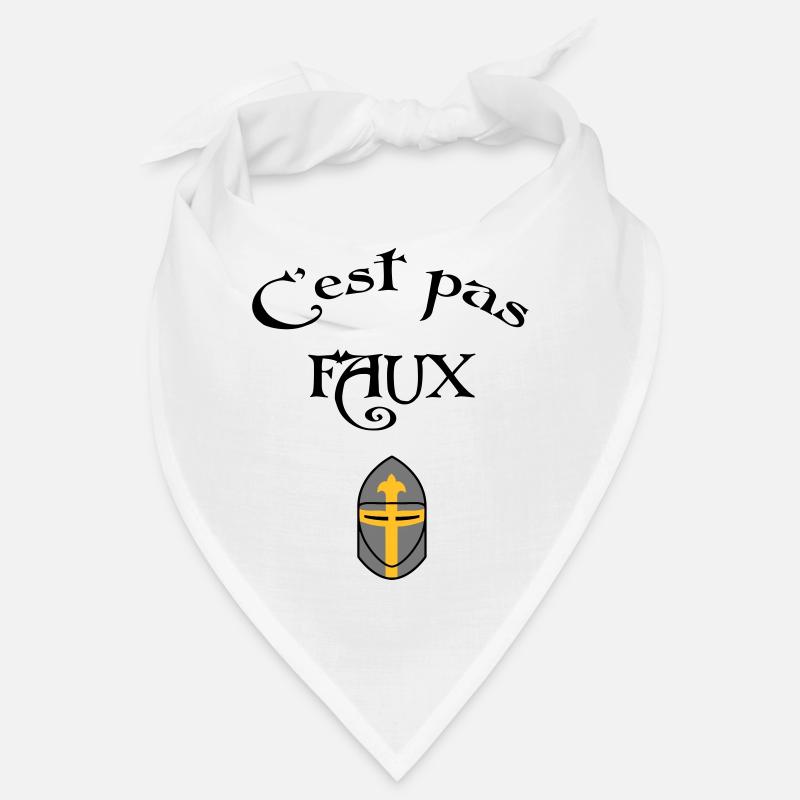 C'est pas faux ! - Bandana - blanc