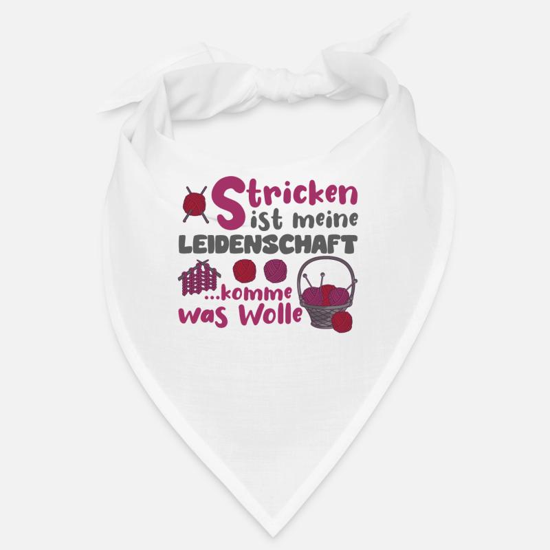 Stricken Strickerin Hobbystrickerin Geschenk Bandana