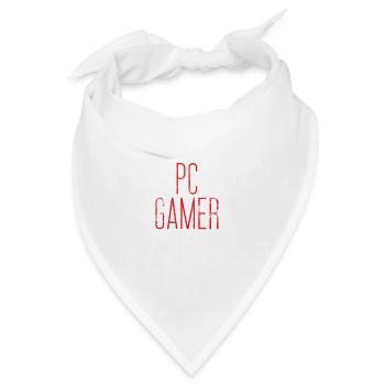 PC Gamer - Bandana - Weiß - Vorne
