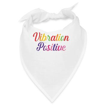 T-Shirt positive Vibration. - Bandana - Weiß - Vorne