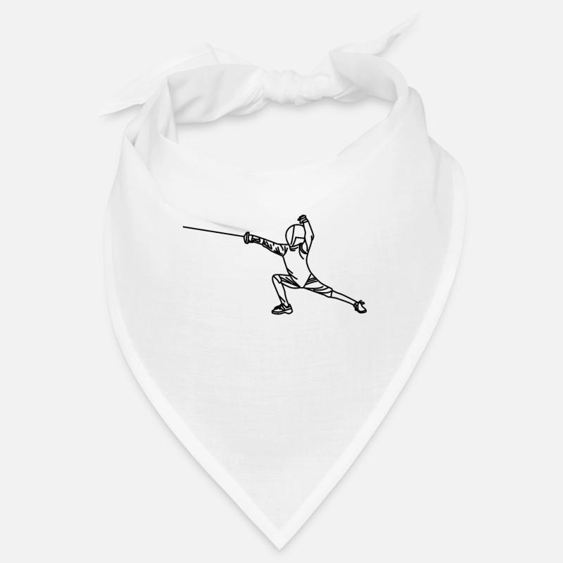 Fechten - Bandana - Weiß
