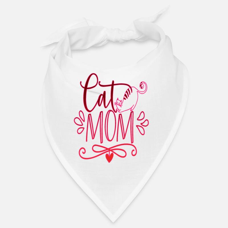 Chat mama chat propriétaire de chats amoureux de chats Bandana