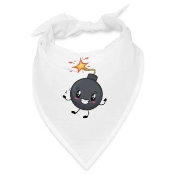Bombe Musik - Bandana - Weiß - Vorne