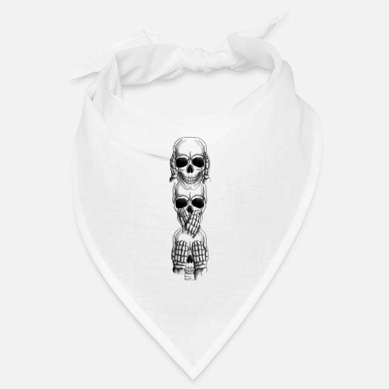 Skull senses vertical Bandana