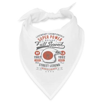 Legend Championship Motorrad Reiter Custom Motor - Bandana - Weiß - Vorne