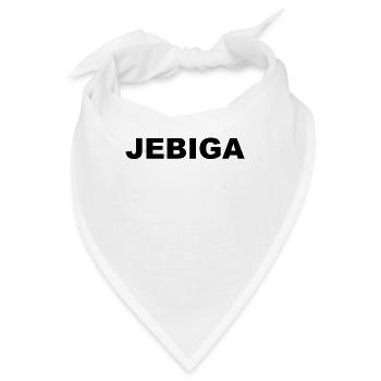 Jebiga - Lustiges Balkan Jugo Jugoslawien Geschenk - Bandana - Weiß - Vorne