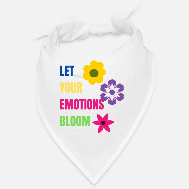 Let Your Emotions Bloom Bandana