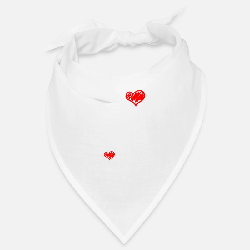 Double coeur annonce grossesse bébé Bandana