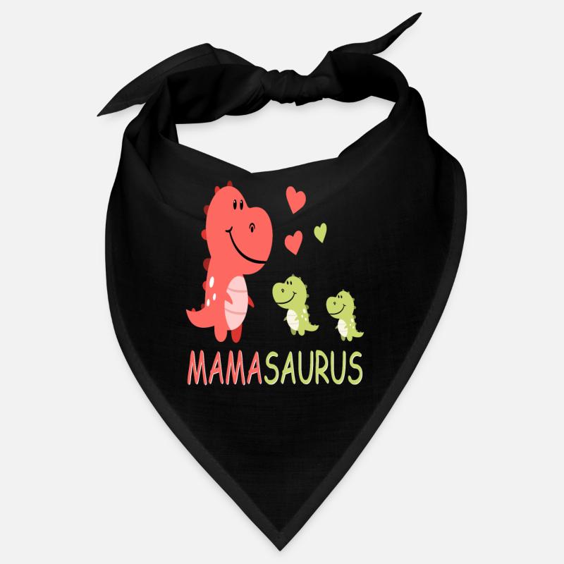 MamaSaurus Dinosaurier T-Rex Baby Dino zwei Kinder Bandana