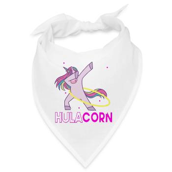 Hulacorn Hula Hullern Outfit Diät Hoop Geschenk - Bandana - Weiß - Vorne