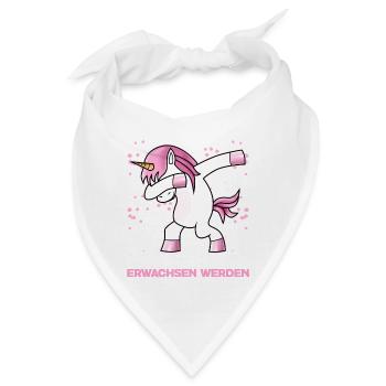 Endlich 18 Jetzt Muss Ich Nur Noch Erwachsen - Bandana - Weiß - Vorne