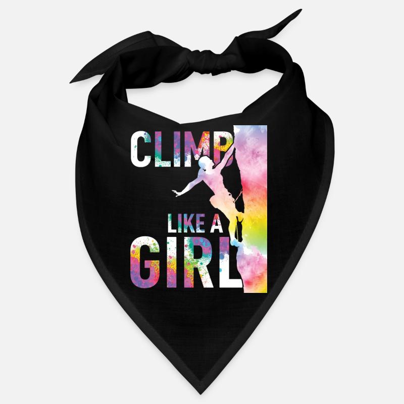 Frauen Kletterer Klettern Bouldern Bergsteigen Bandana