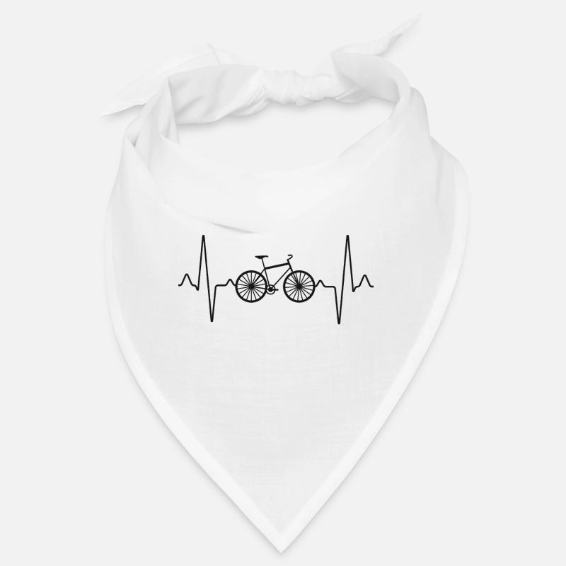 Fahrrad Herzschlag Bandana