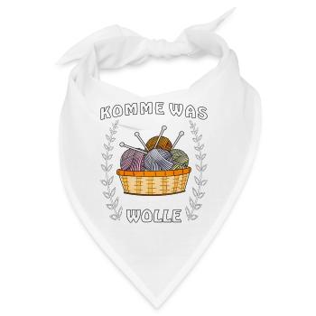 KOMME WAS WOLLE - Bandana - Weiß - Vorne