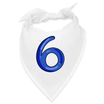 6 - Bandana - Weiß - Vorne