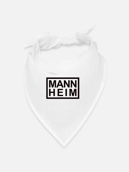 Mannheim - Bandana - Weiß - Vorne