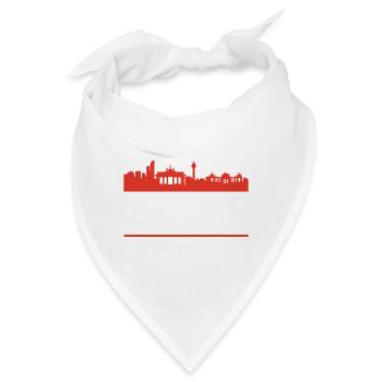DDR Ostdeutschland Brandenburg lustige Ossi Berlin - Bandana - Weiß - Vorne