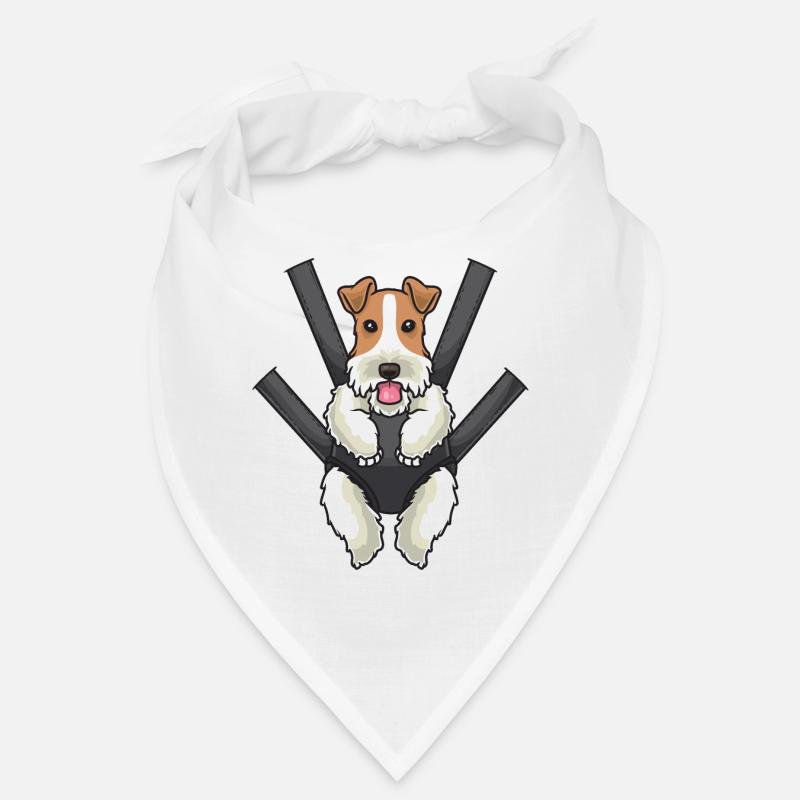 Foxterrier chien en pochette Bandana