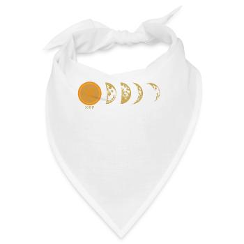 XRP Moon Ripple XRP Hodl Crypto Cryptocurrency - Bandana - Weiß - Vorne