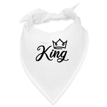King Partnerlook - Bandana - Weiß - Vorne