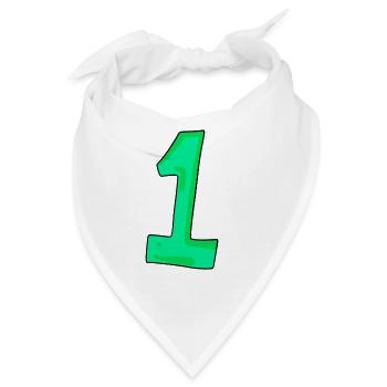 1 - Bandana - Weiß - Vorne