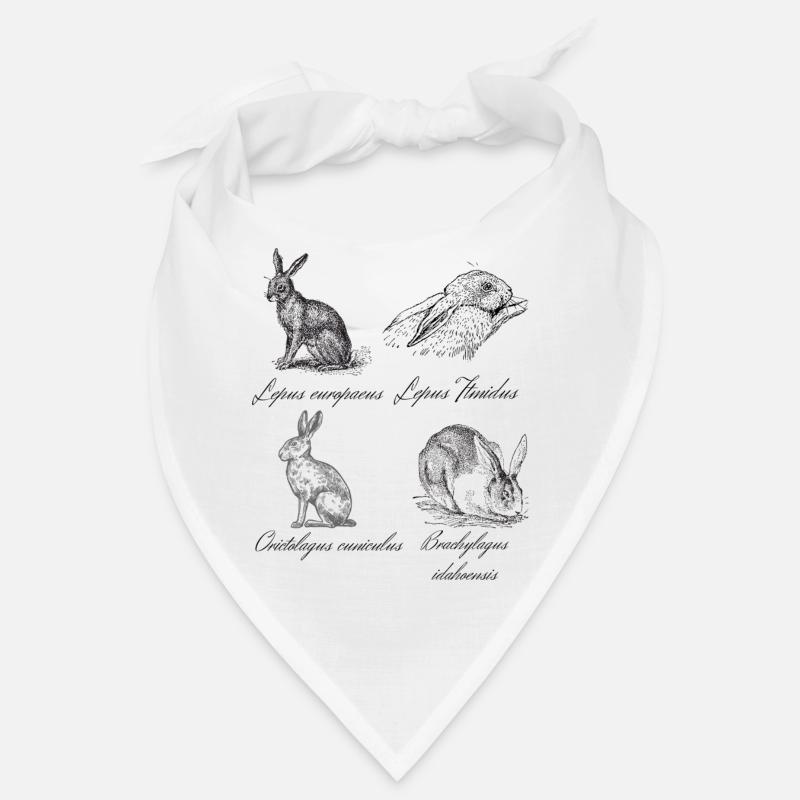 Vintage hare hare hare rabbit Bandana