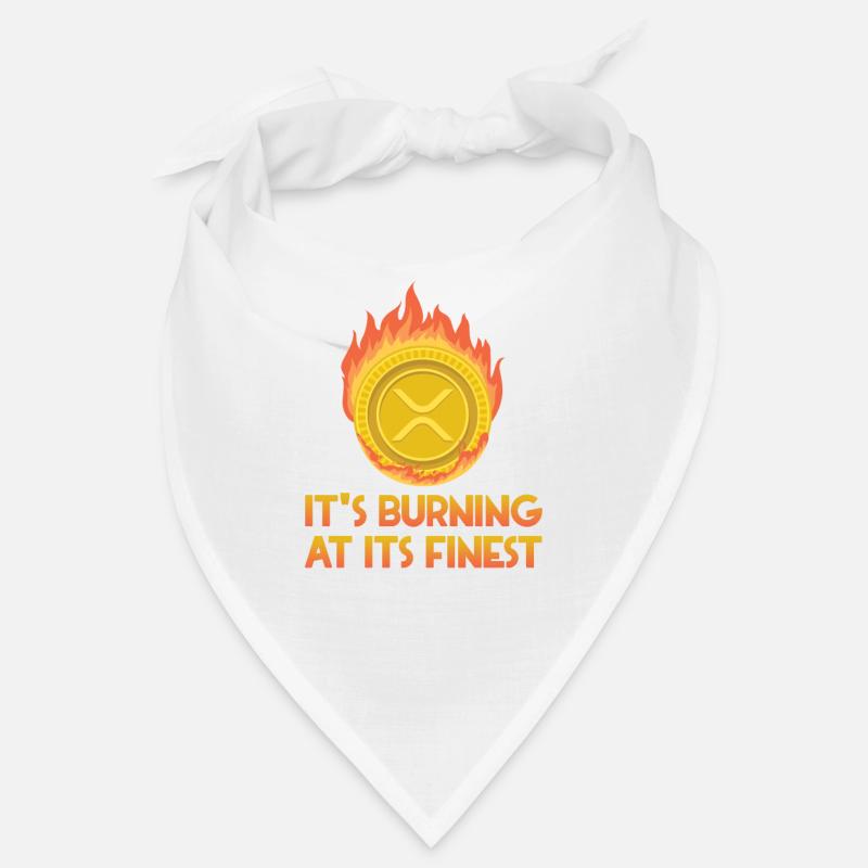 Il brûle dans Sa meilleure ripple XRP Crypto Bandana