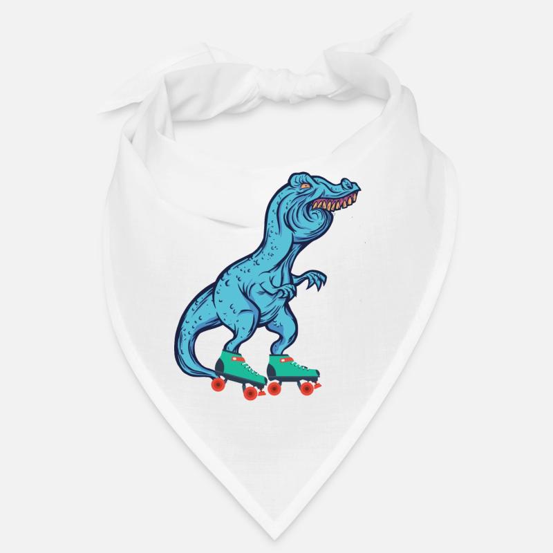 Dinosaur Roller Skates Roller Skating Skating Bandana