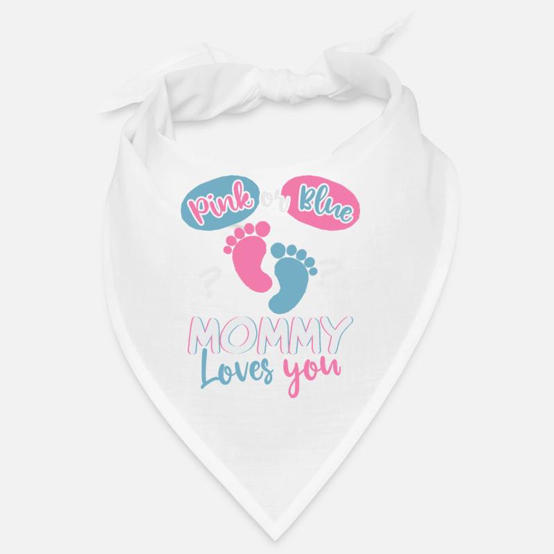 Rosa Oder Blau Mama Liebt Dich Bandana