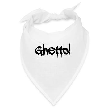 Ghetto Graffiti - Bandana - Weiß - Vorne
