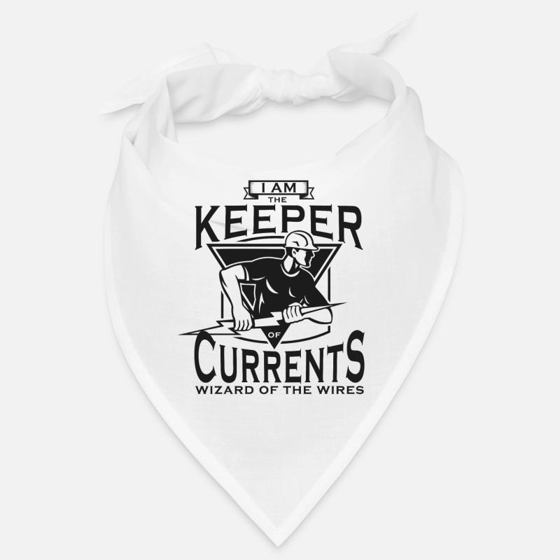 Elektriker Strom Blitzschlag Blitz Laden Geschenk Bandana