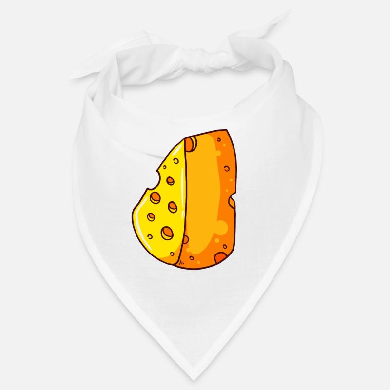 Fromage fromage fromager Parmesan Gourmet - Bandana - blanc