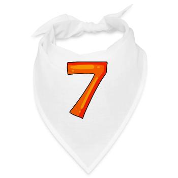 7 - Bandana - Weiß - Vorne