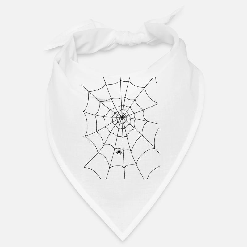 Spinnennetz, Spinne, Spinne im Netz Bandana
