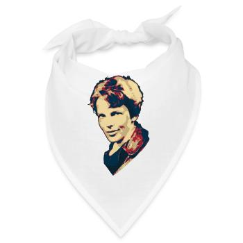 Amelia Earhart - Bandana - Weiß - Vorne