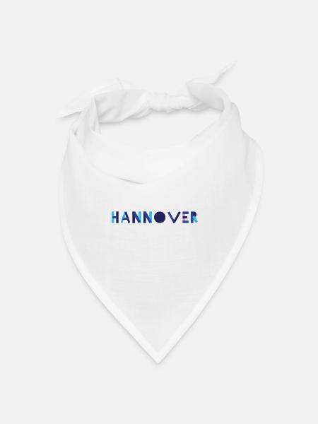 Hanover Geometry - Bandana - white - Front