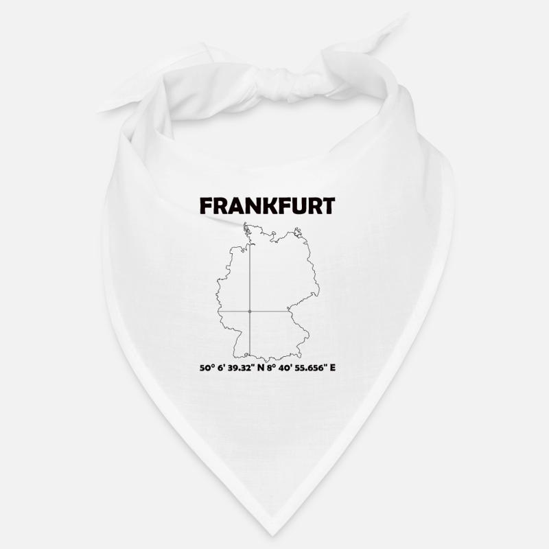 Frankfurt am Main Map Bandana