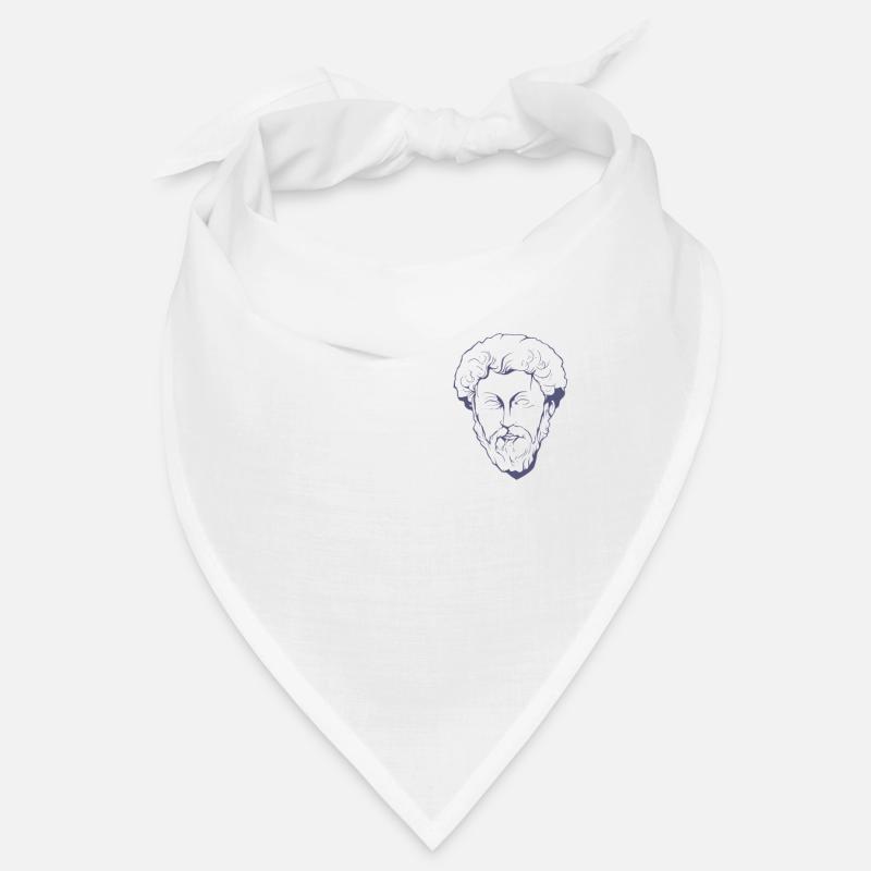 Marcus Aurelius citation philosophie philosophe Stoic - Bandana - blanc