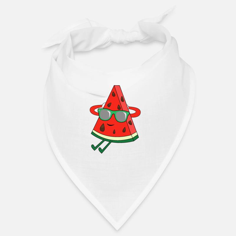 Melone - Bandana - Weiß