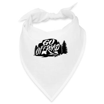 Offroad Geländewagen Outdoor - Bandana - Weiß - Vorne