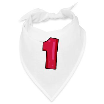 1 - Bandana - Weiß - Vorne