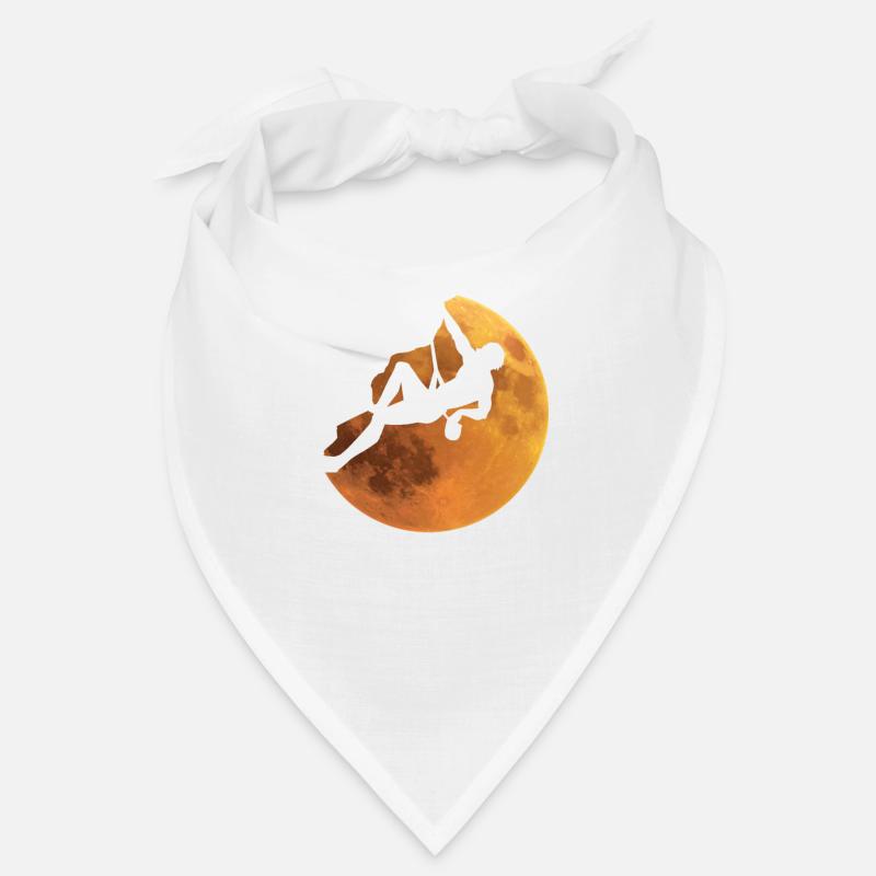 Climbing Moon Felsklettern Couldern Romantisch - Bandana - Weiß