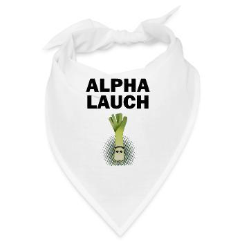 Alpha Lauch - Bandana - Weiß - Vorne