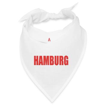 Hamburg Hamburger Bundesland lustiges Hamburg - Bandana - Weiß - Vorne