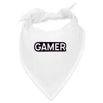Gaming - Bandana - Weiß - Vorne