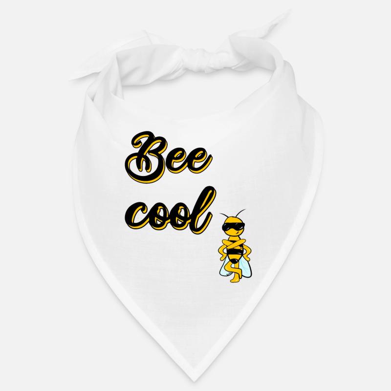 Bee cool bee dark font Bandana