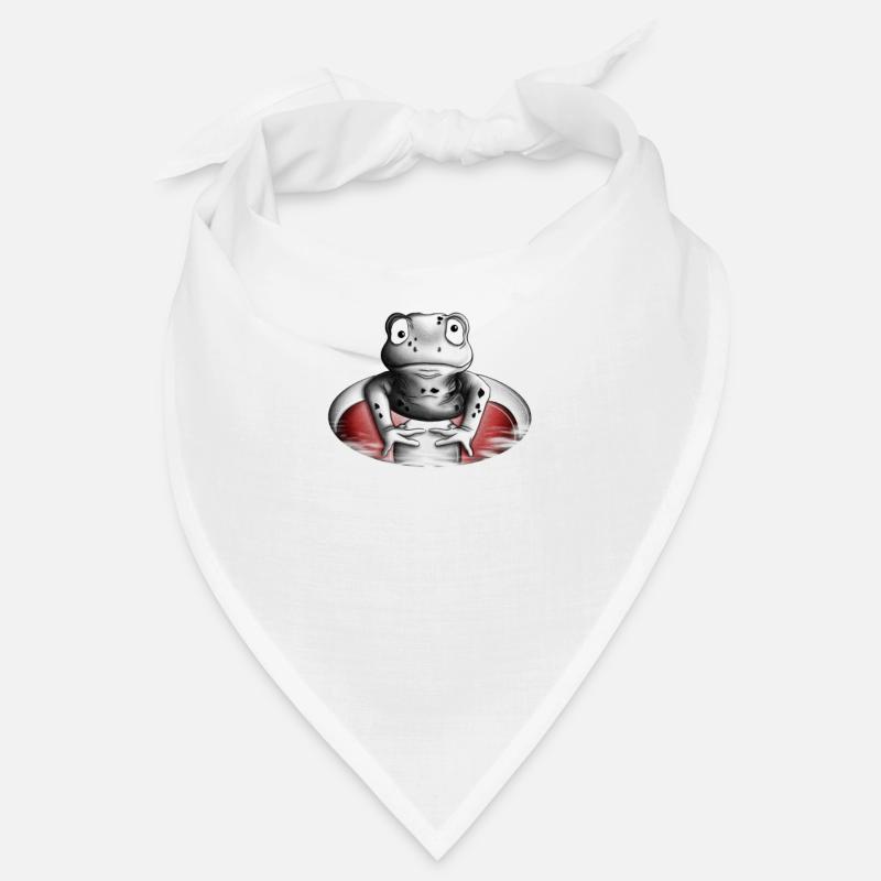 Frog with swimming ring Bandana